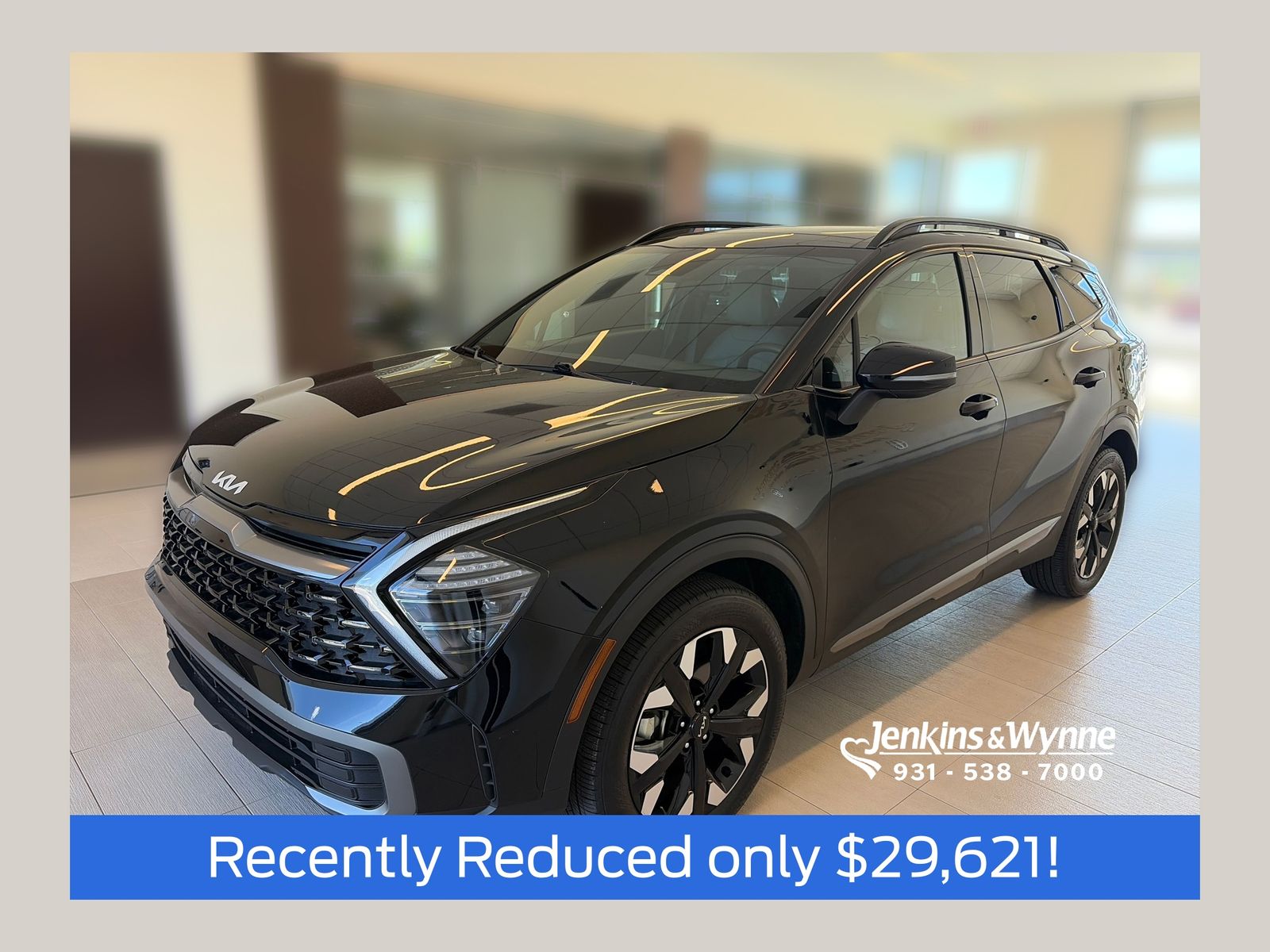 Ebony Black 2024 Kia Sportage SUV / Crossover All-Wheel Drive 8-Speed Automatic