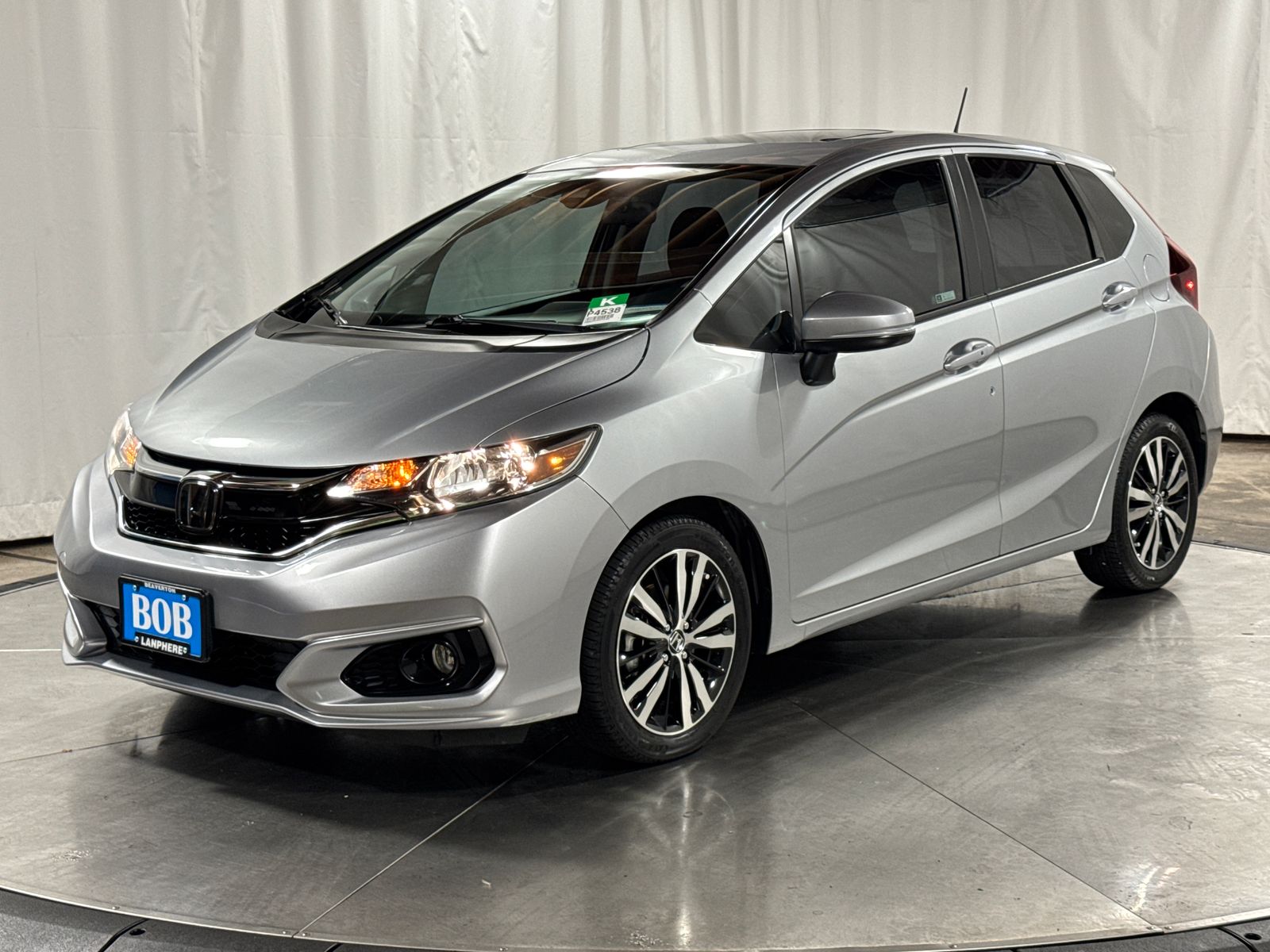 Lunar Silver Metallic 2019 Honda Fit Hatchback Front-Wheel Drive Continuously Variable Transmission