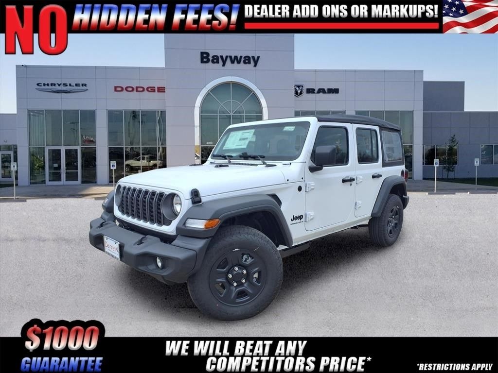 Bright White Clearcoat 2026 Jeep Wrangler SUV / Crossover Four-Wheel Drive 8-Speed Automatic