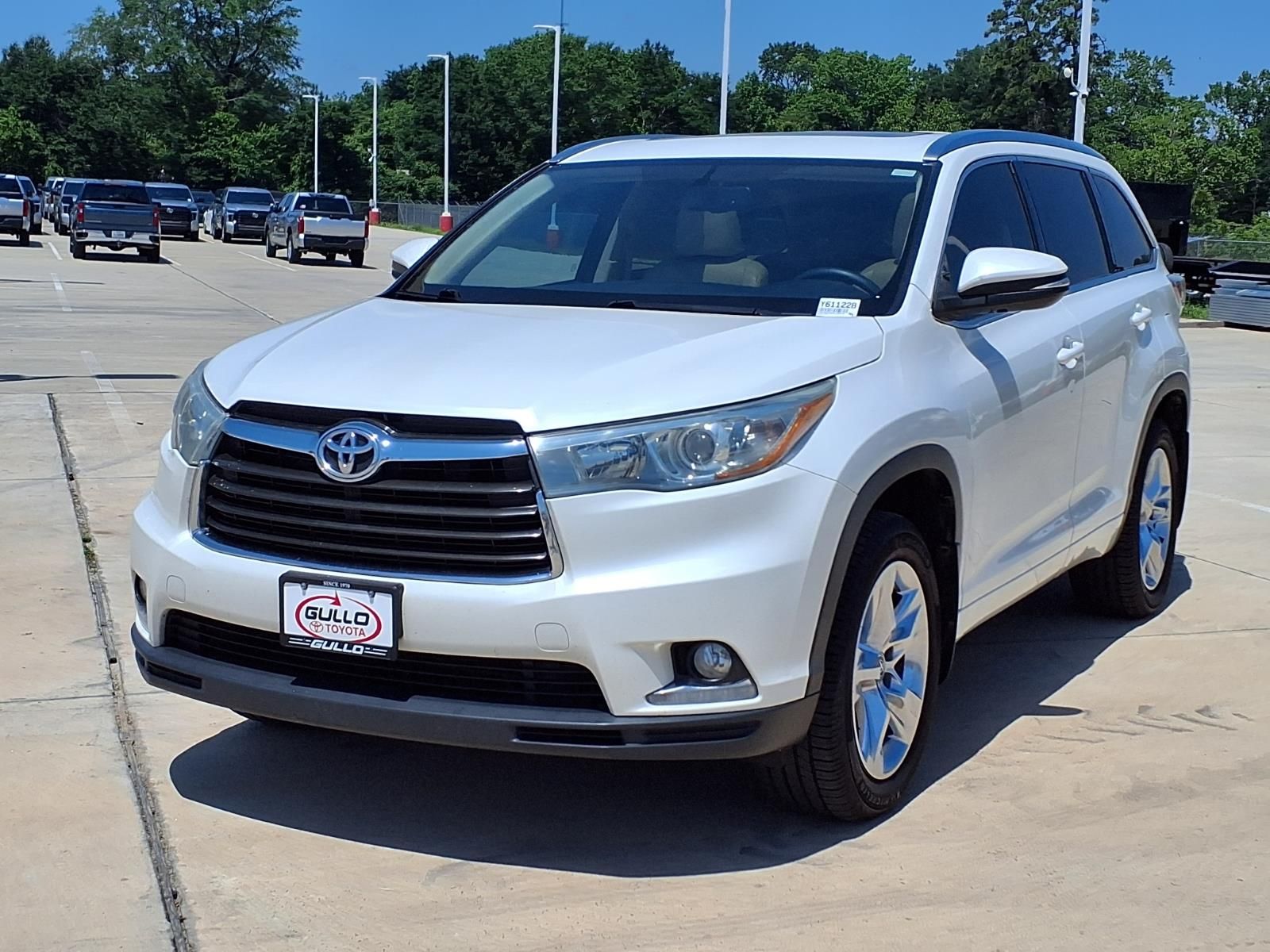 2016 Toyota Highlander Limited White at Westside Lexus