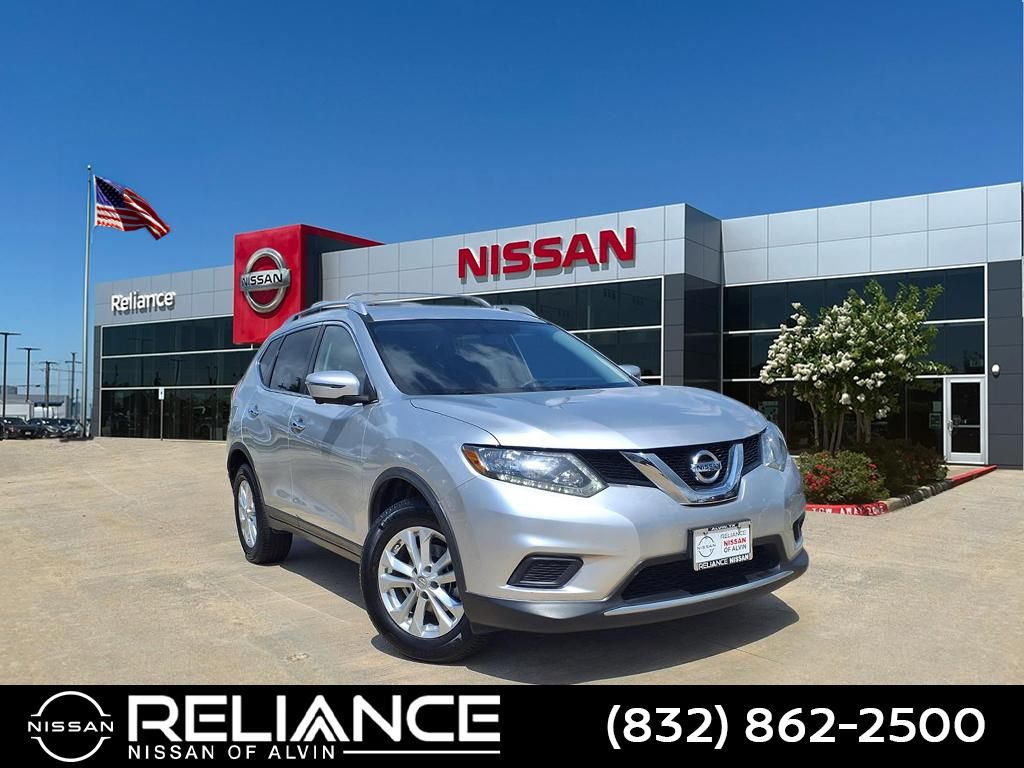 Brilliant Silver 2016 Nissan Rogue SV FWD SUV / Crossover Front-Wheel Drive Continuously Variable Transmission