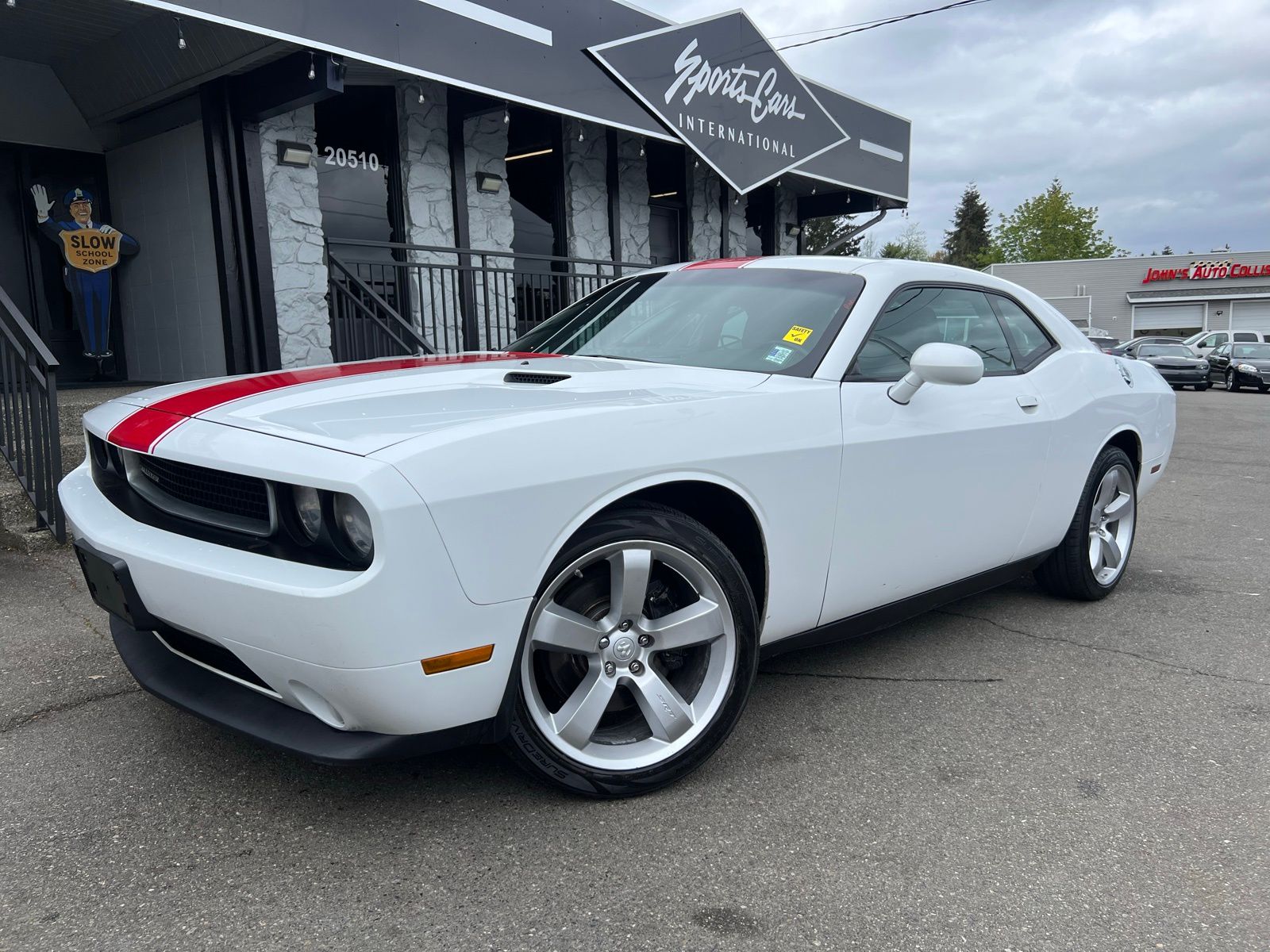 Bright White Clearcoat 2014 Dodge Challenger Rallye Redline RWD Coupe Rear-Wheel Drive 5-Speed Automatic