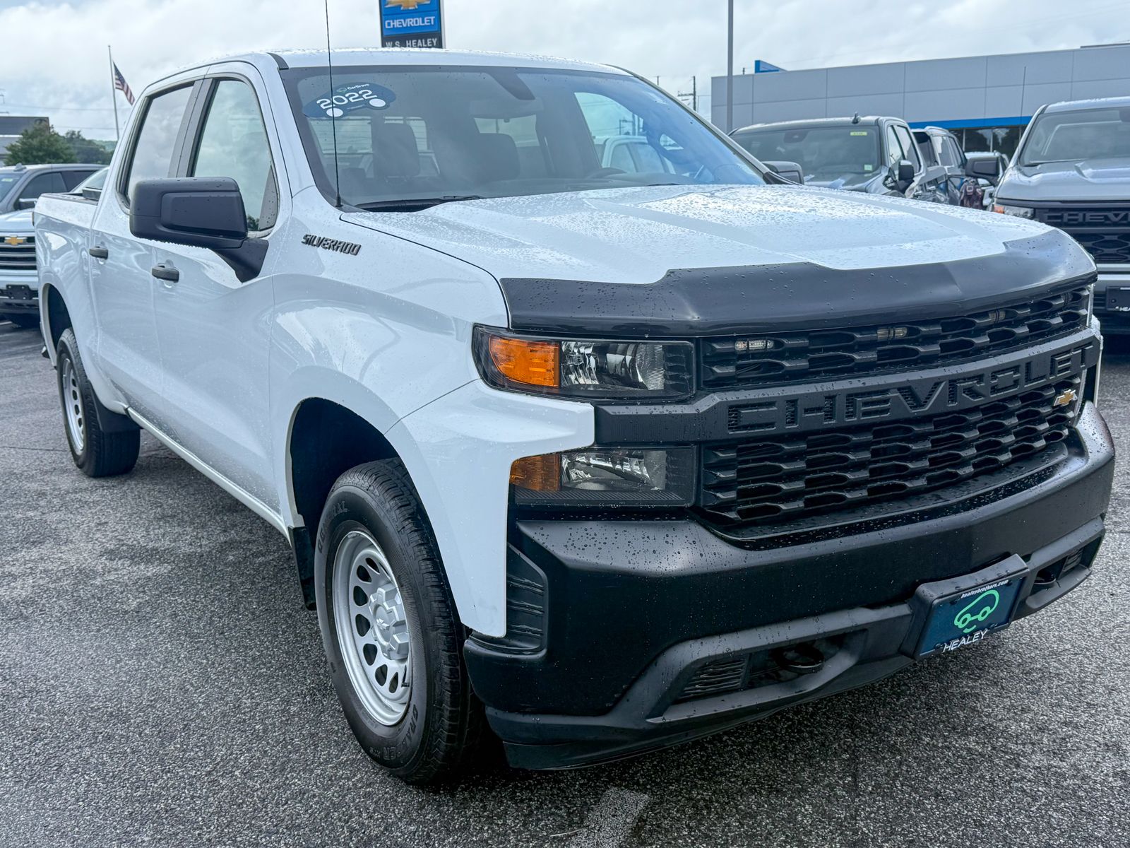 Summit White 2022 Chevrolet Silverado 1500 Pickup Truck Four-Wheel Drive 8-Speed Automatic