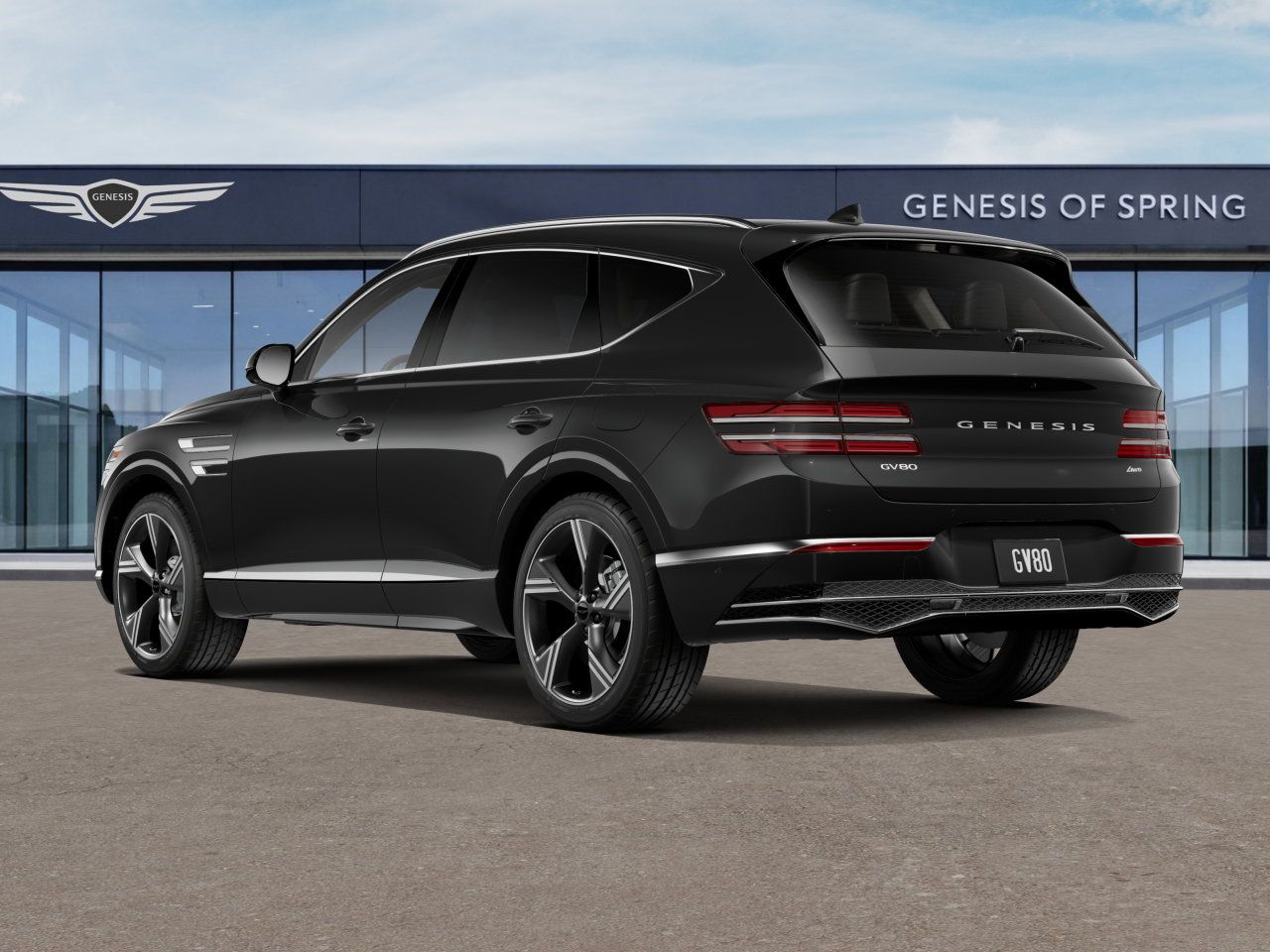 2026 Genesis GV80 2.5T Prestige Black at Genesis of Spring