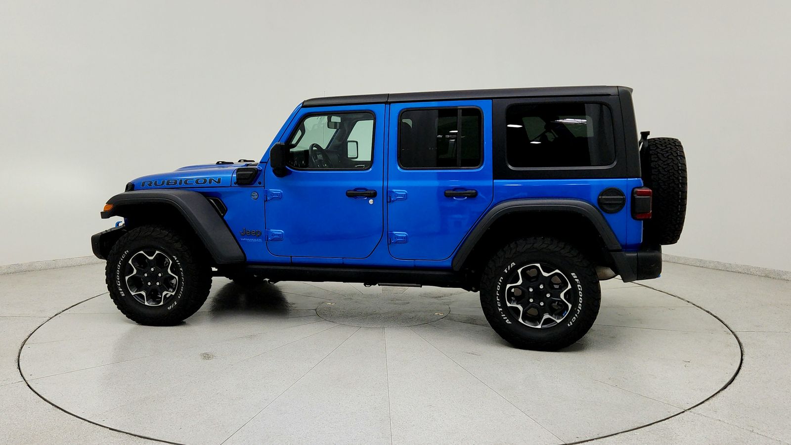 Used 2022 Blue Jeep Unlimited Rubicon 4xe image 4