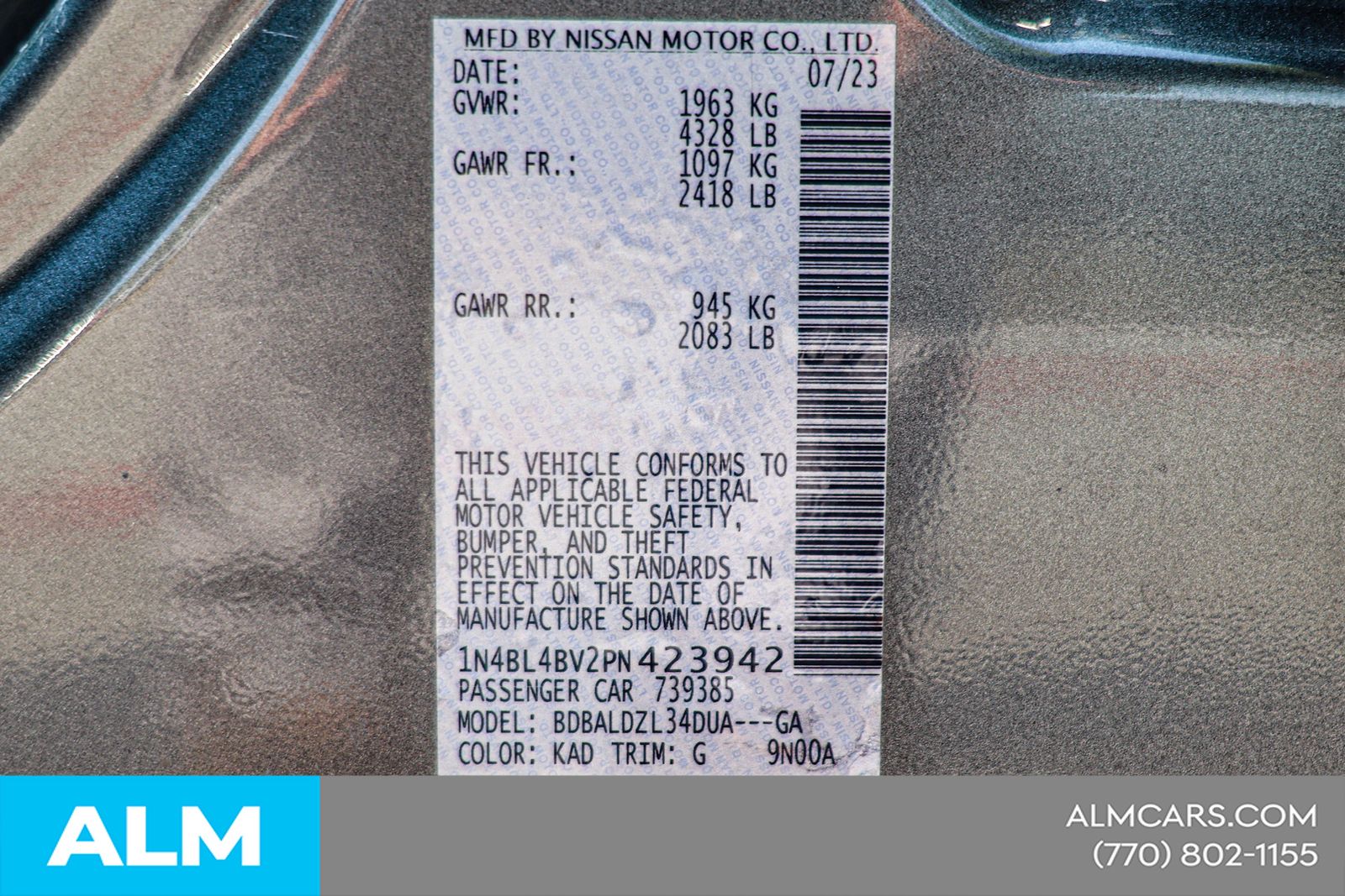 Used 2023 Gray Nissan 2.5 S image 44