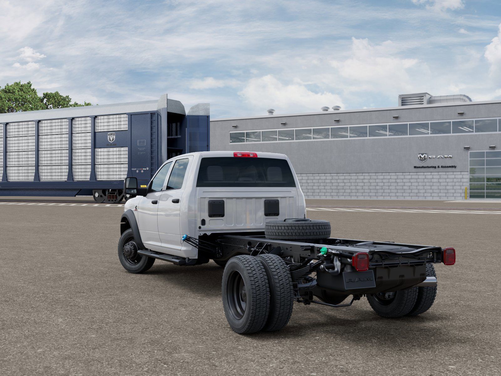 2026 Ram 5500HD Tradesman White at Texan Dodge Chrysler Jeep Ram
