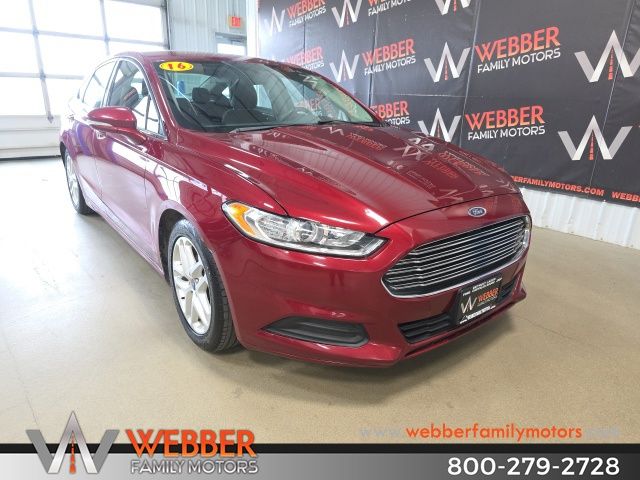 Ruby Red Metallic 2016 Ford Fusion SE Sedan Front-Wheel Drive 6-Speed Automatic