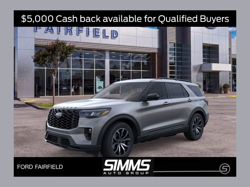 Carbonized Gray Metallic 2026 Ford Explorer SUV / Crossover Rear-Wheel Drive Automatic