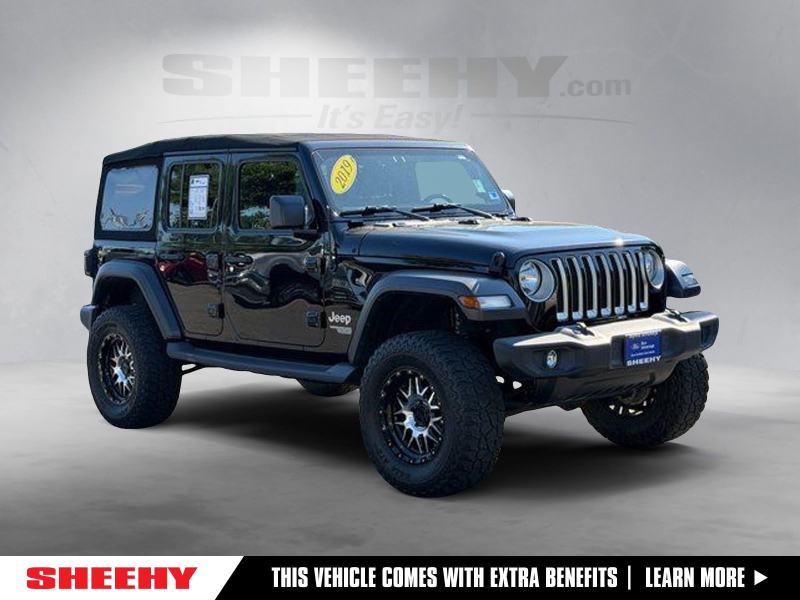 Black Clearcoat 2019 Jeep Wrangler SUV / Crossover Four-Wheel Drive 6-Speed Manual