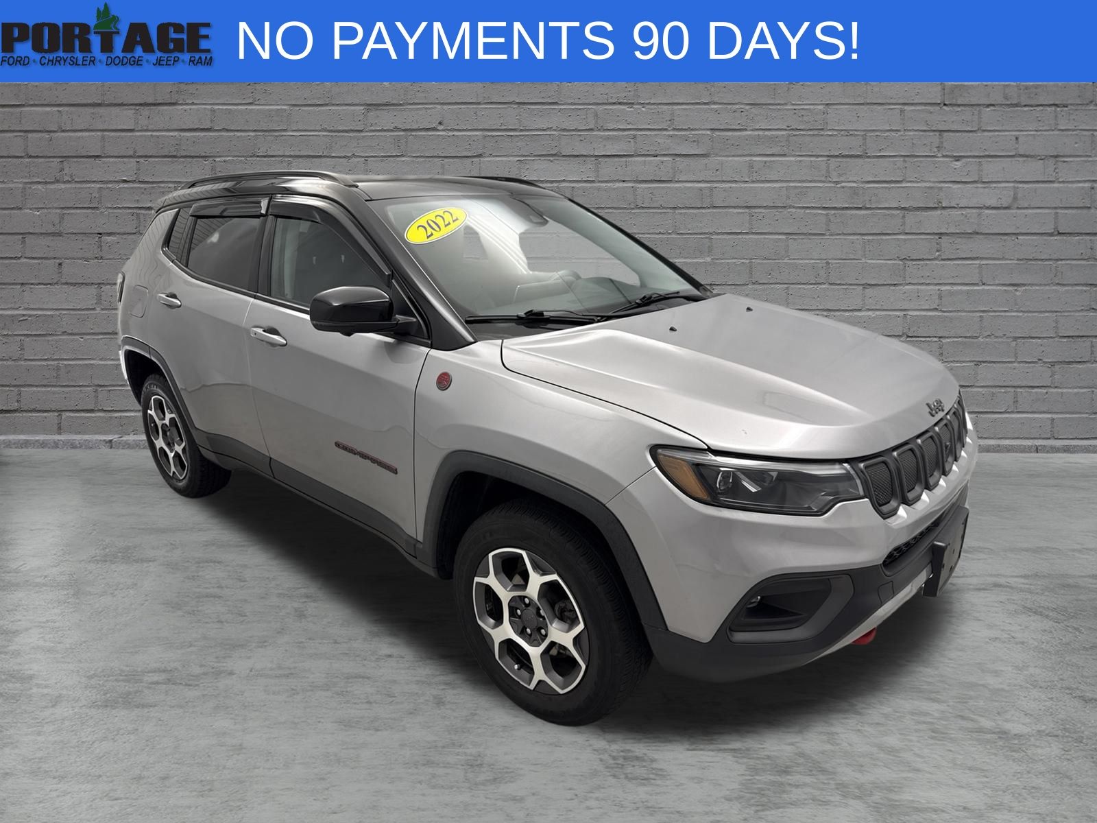 Billet Silver Metallic Clearcoat 2022 Jeep Compass SUV / Crossover Four-Wheel Drive 9-Speed Automatic