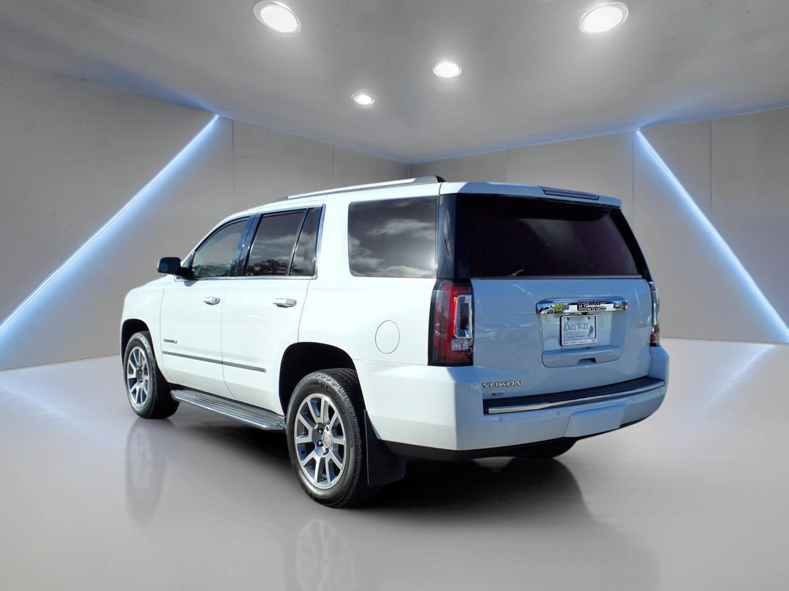 2018 GMC Yukon Denali White at DeMontrond Automotive Group