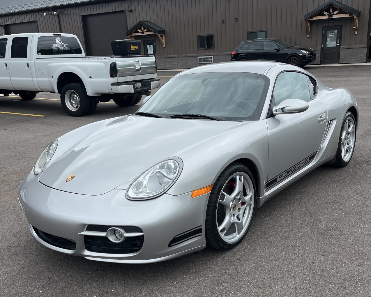 Arctic Silver Metallic 2007 Porsche Cayman S Coupe Rear-Wheel Drive 6-Speed Manual Overdrive