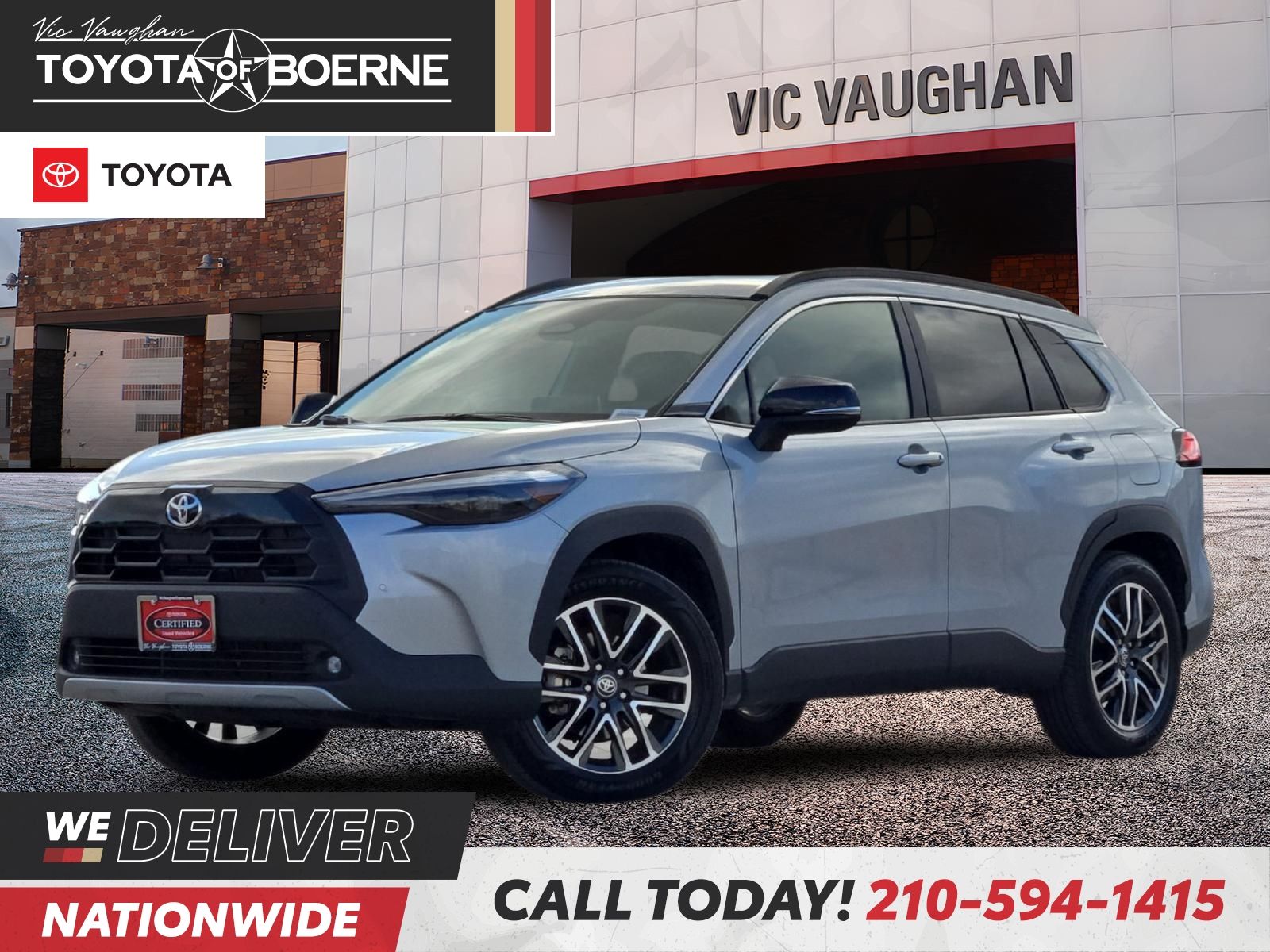 Silver 2026 Toyota Corolla Cross SUV / Crossover Front-Wheel Drive Continuously Variable Transmission