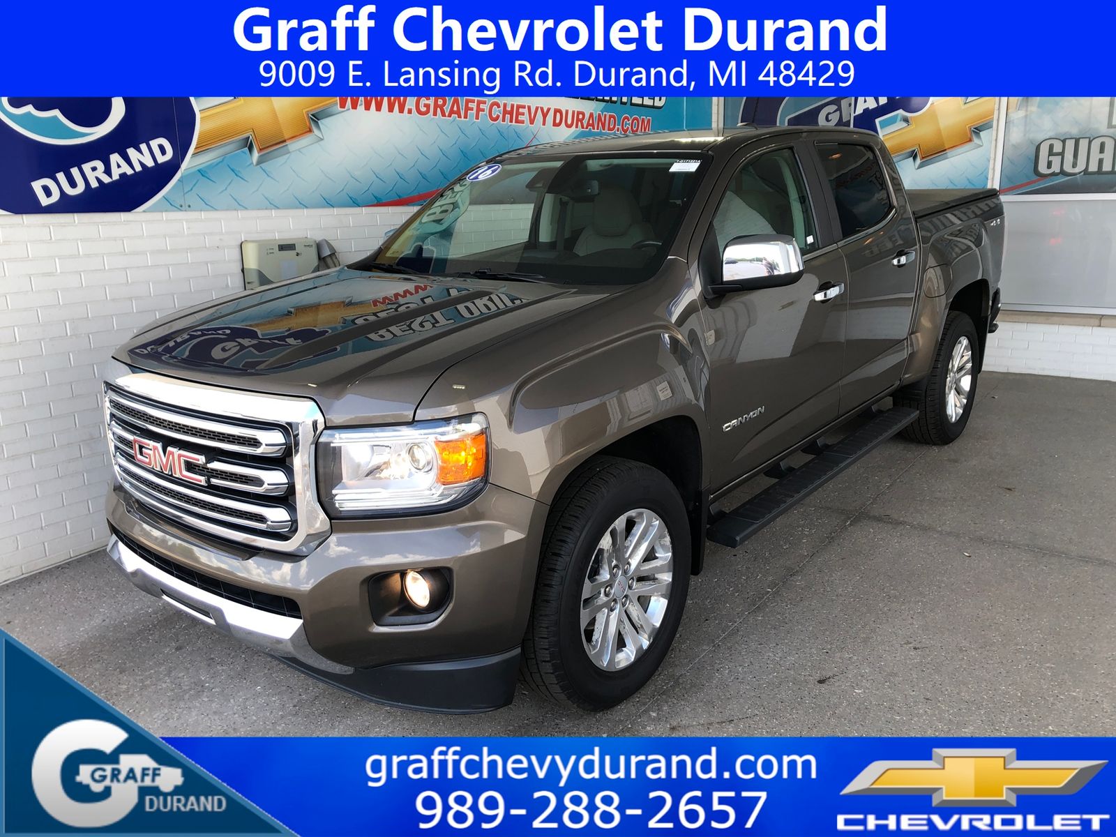 Bronze Alloy Metallic 2016 GMC Canyon Pickup Truck Four-Wheel Drive 6-Speed Automatic
