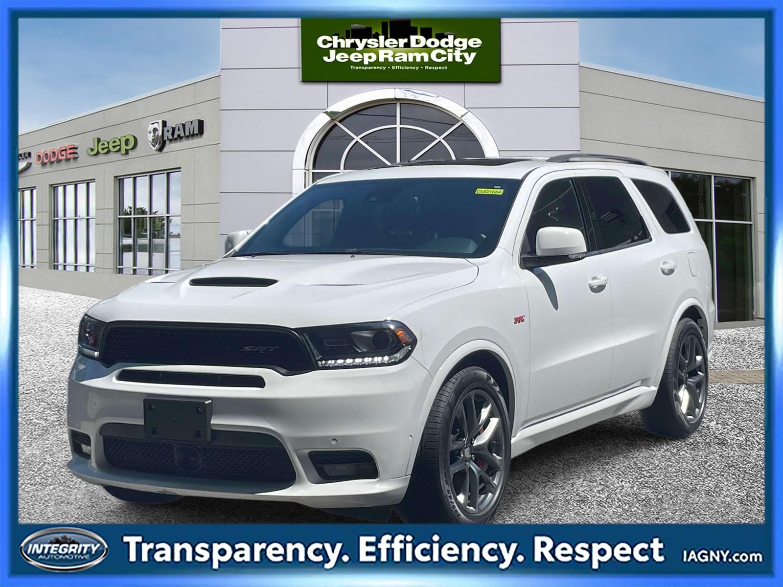 White Knuckle Clearcoat 2019 Dodge Durango SUV / Crossover All-Wheel Drive 8-Speed Automatic