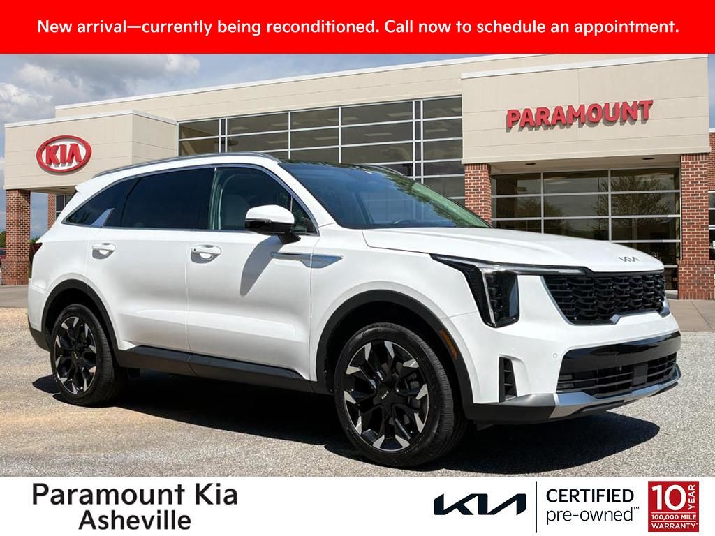 Glacial White Pearl 2025 Kia Sorento EX AWD SUV / Crossover All-Wheel Drive 8-Speed Dual Clutch