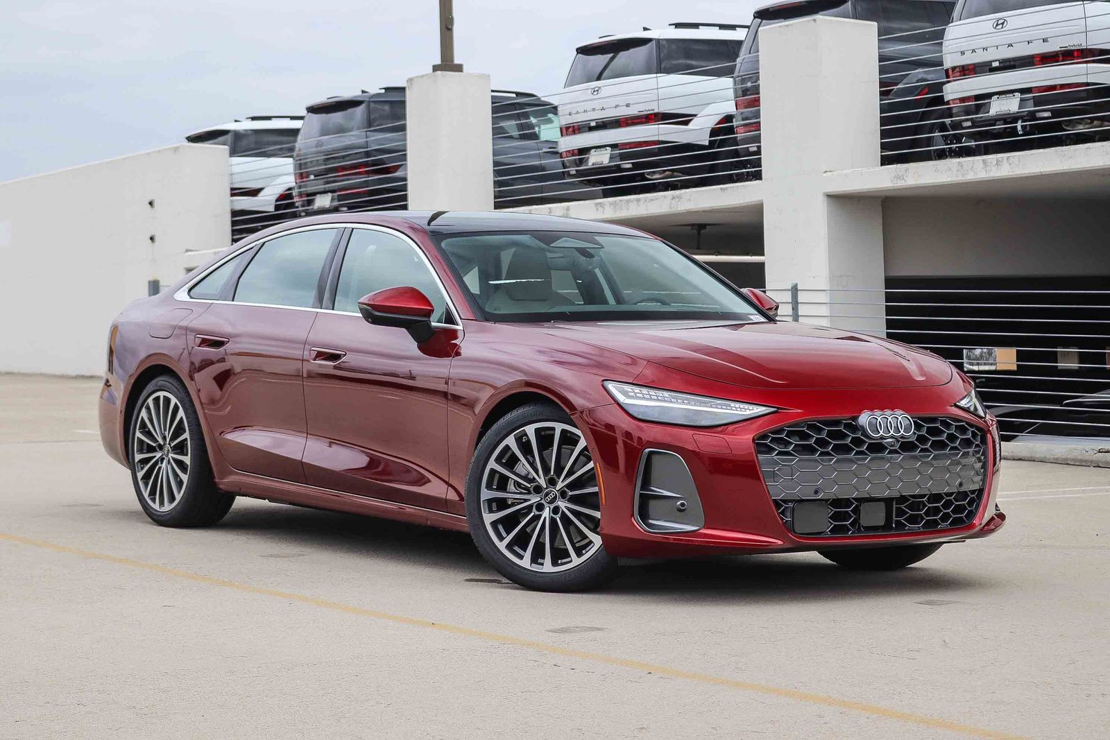 Red 2026 Audi A6 Sedan All-Wheel Drive 7-Speed Automatic
