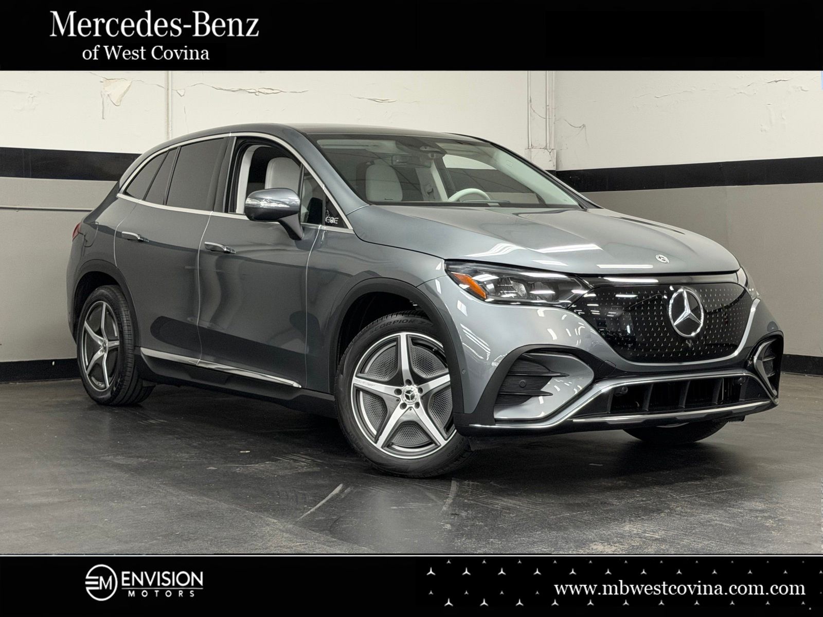 Selenite Gray Metallic 2023 Mercedes-Benz EQE Sedan Rear-Wheel Drive 1-Speed Automatic