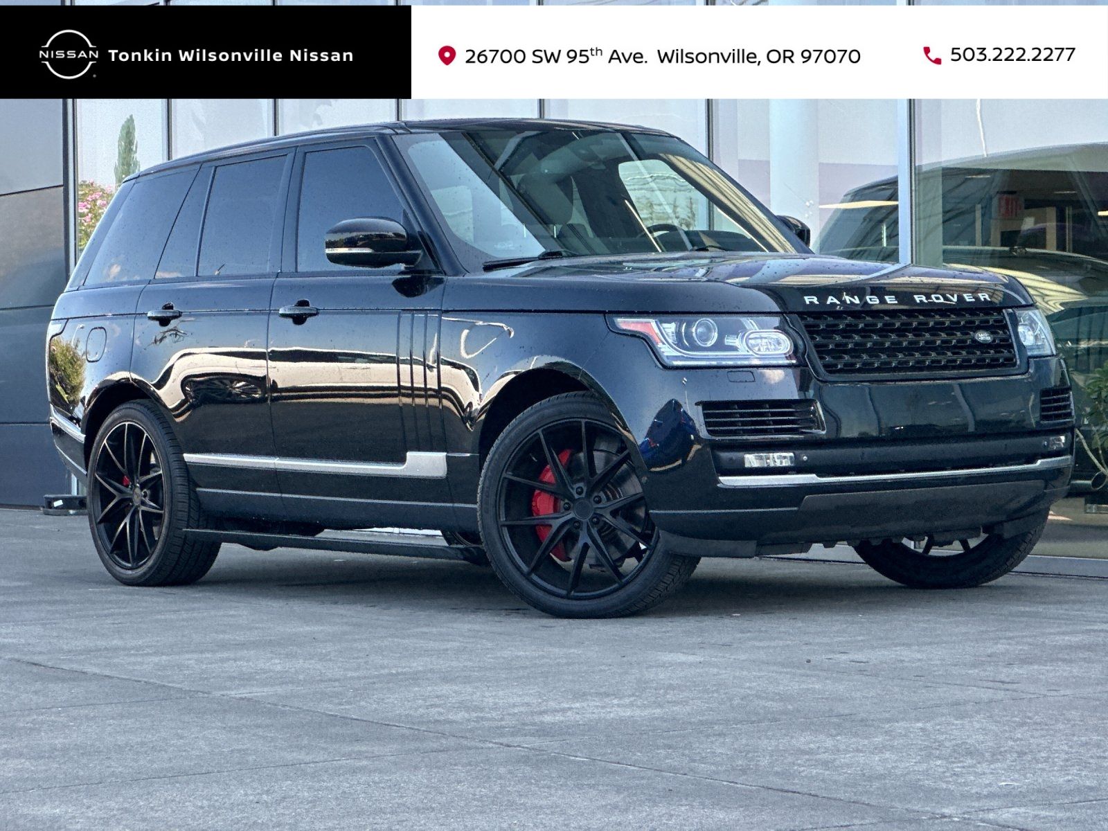 Black 2015 Land Rover Range Rover SUV / Crossover Four-Wheel Drive 8-Speed Automatic