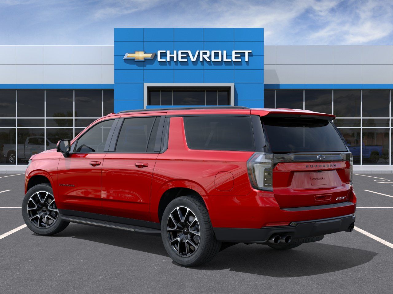 2026 Chevrolet Suburban RST Red at Ross Downing Chevrolet