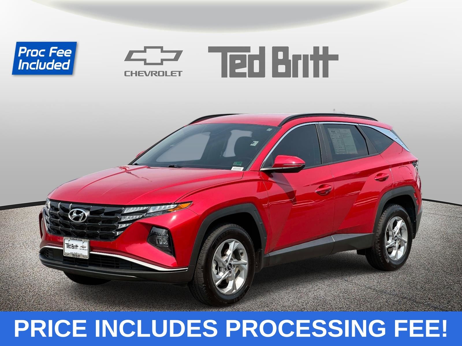 Calypso Red 2023 Hyundai Tucson SUV / Crossover All-Wheel Drive 8-Speed Automatic