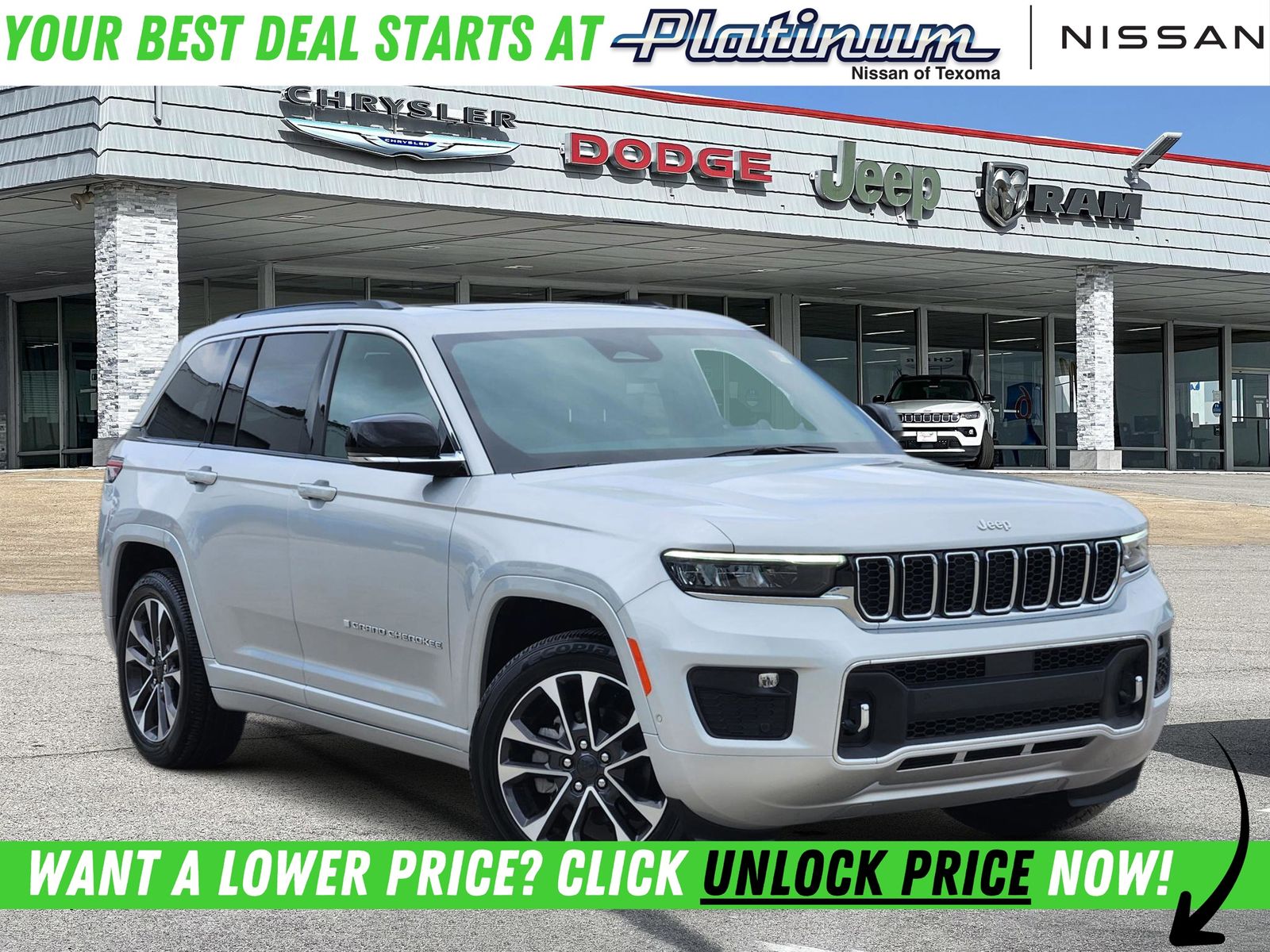 Silver Zynith 2024 Jeep Grand Cherokee SUV / Crossover Four-Wheel Drive 8-Speed Automatic