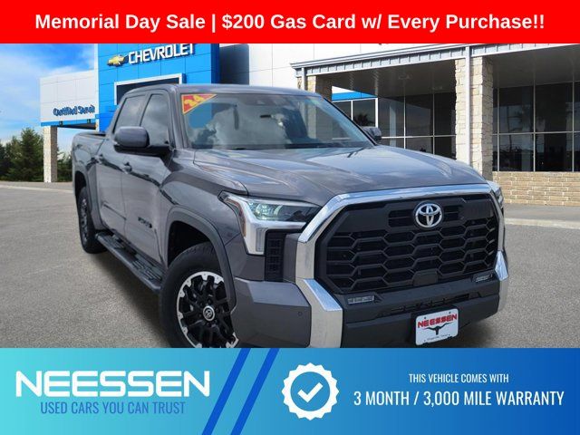 Magnetic Gray Metallic 2024 Toyota Tundra SR5 CrewMax Cab RWD Pickup Truck 4X2 Automatic