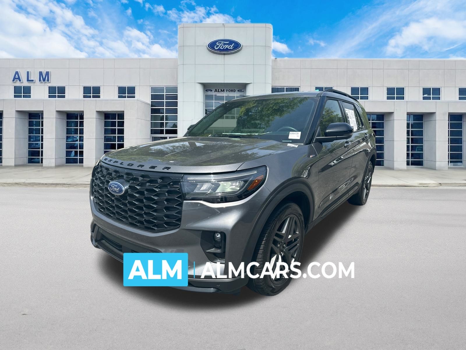 Carbonized Gray Metallic 2025 Ford Explorer SUV / Crossover All-Wheel Drive Automatic