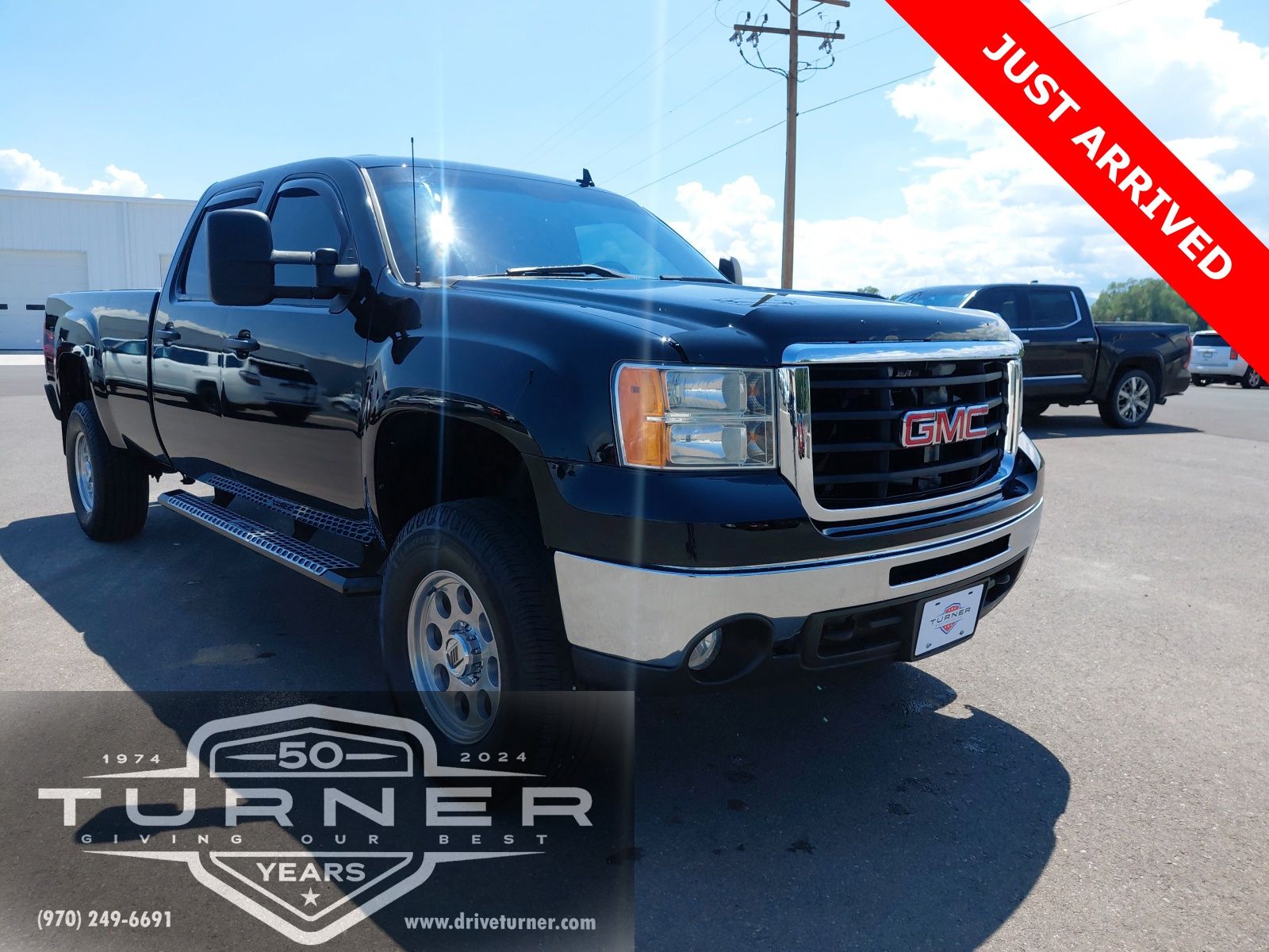 Onyx Black 2009 GMC Sierra 3500HD Pickup Truck Four-Wheel Drive 6-Speed Automatic