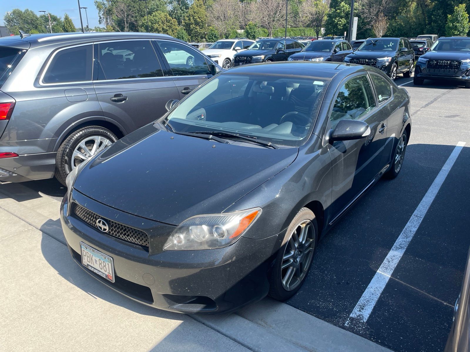 Black Sand Pearl 2010 Scion tC Coupe Front-Wheel Drive 4-Speed Automatic