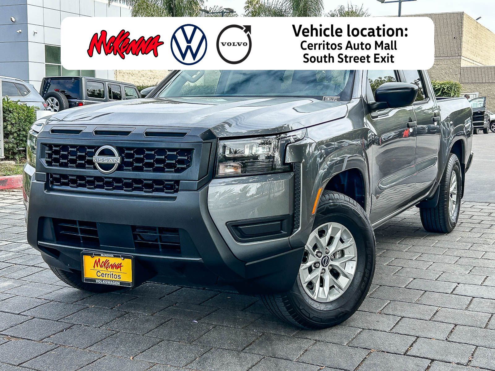 Gray (Gun Metallic) 2026 Nissan Frontier Pickup Truck 4X2 9-Speed Automatic Overdrive