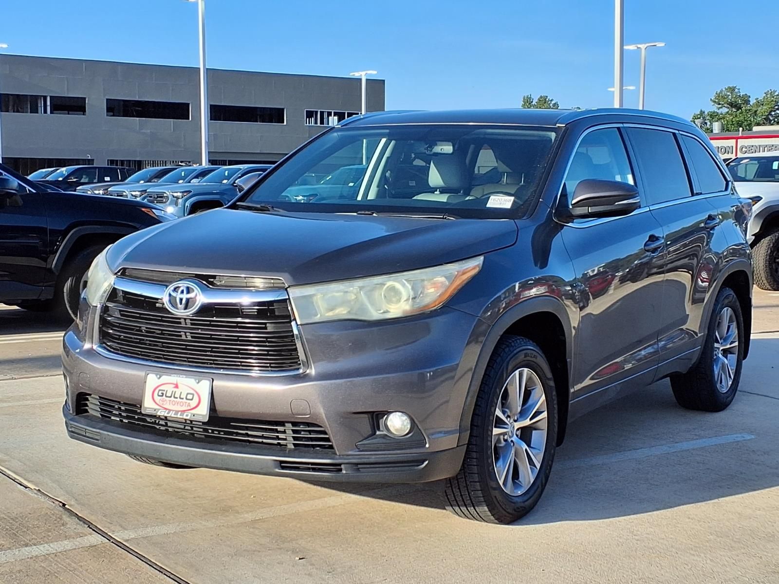 2015 Toyota Highlander XLE V6 Gray at DeMontrond Mazda