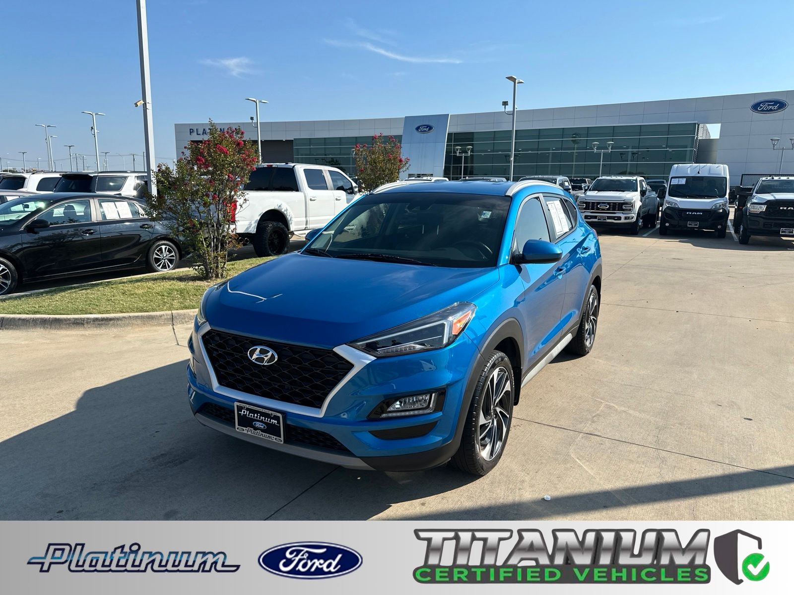 Teal (Aqua Blue) 2021 Hyundai Tucson SUV / Crossover Front-Wheel Drive 6-Speed Automatic