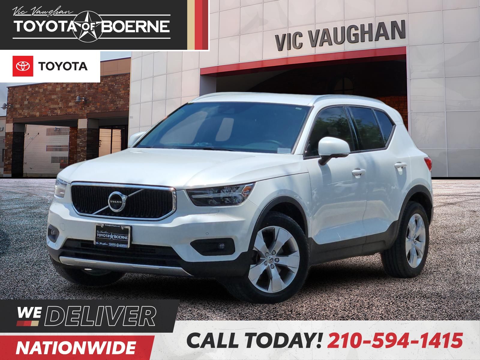 Crystal White 2021 Volvo XC40 SUV / Crossover All-Wheel Drive Automatic
