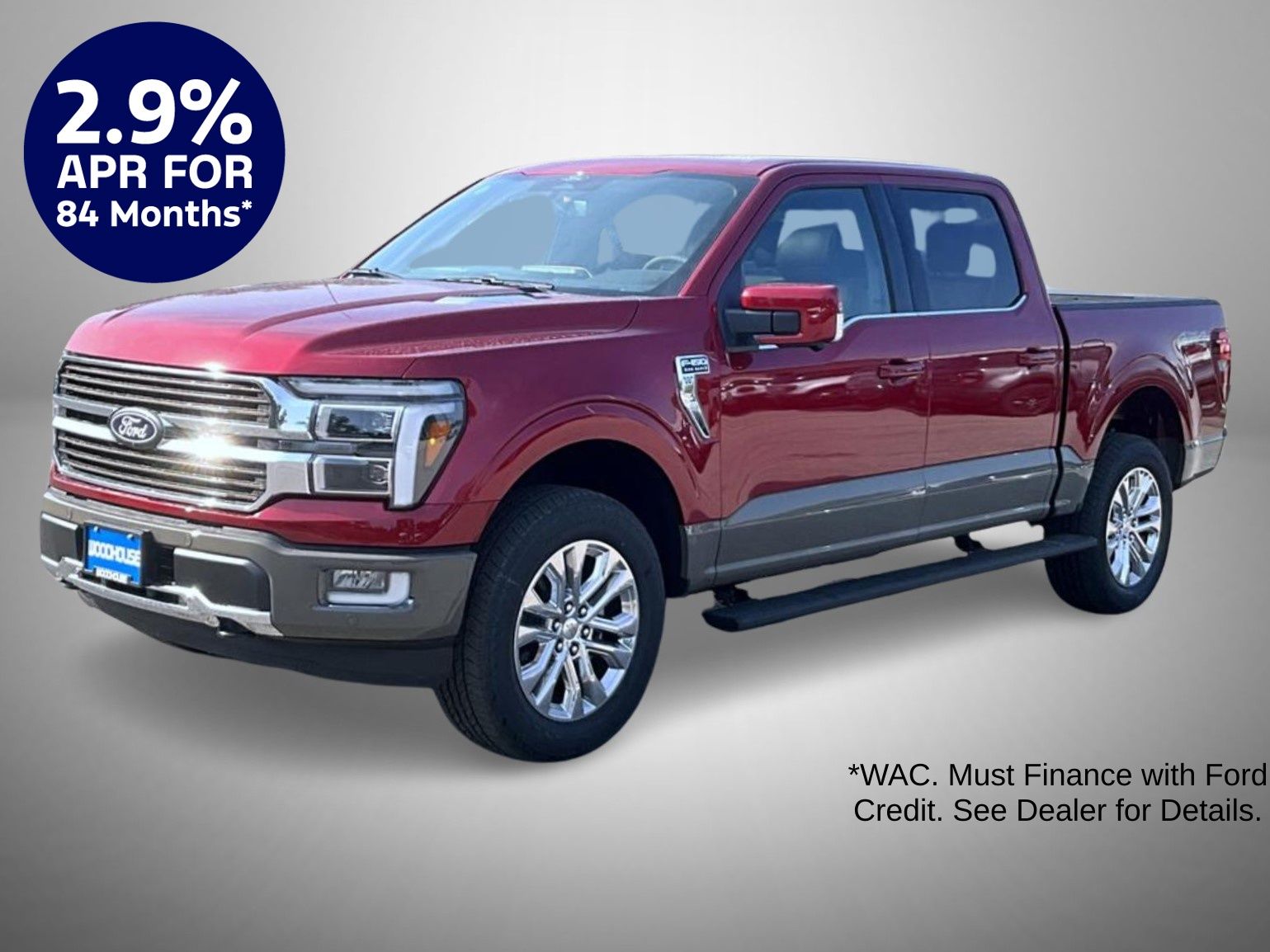 Ruby Red Metallic Tinted Clearcoat 2026 Ford F-150 Pickup Truck Four-Wheel Drive Automatic