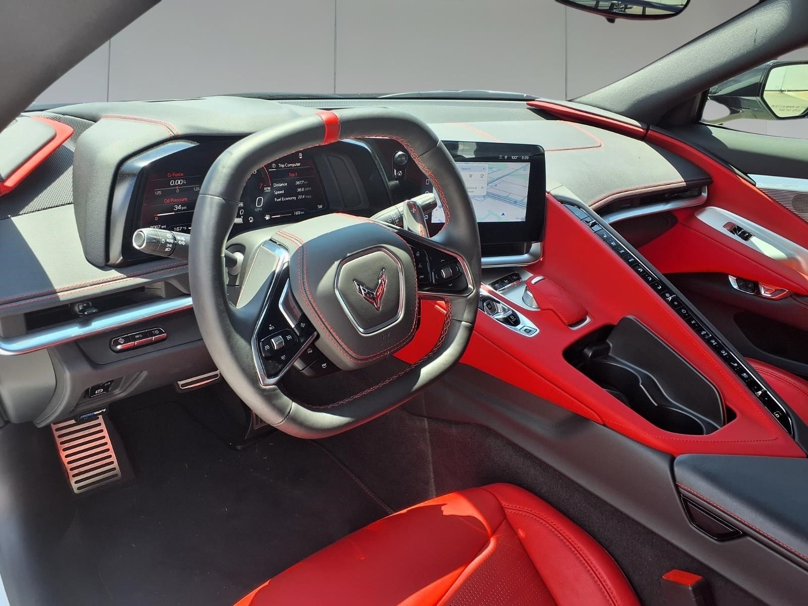 2025 Chevrolet Corvette Stingray White at DeMontrond Gulf Freeway