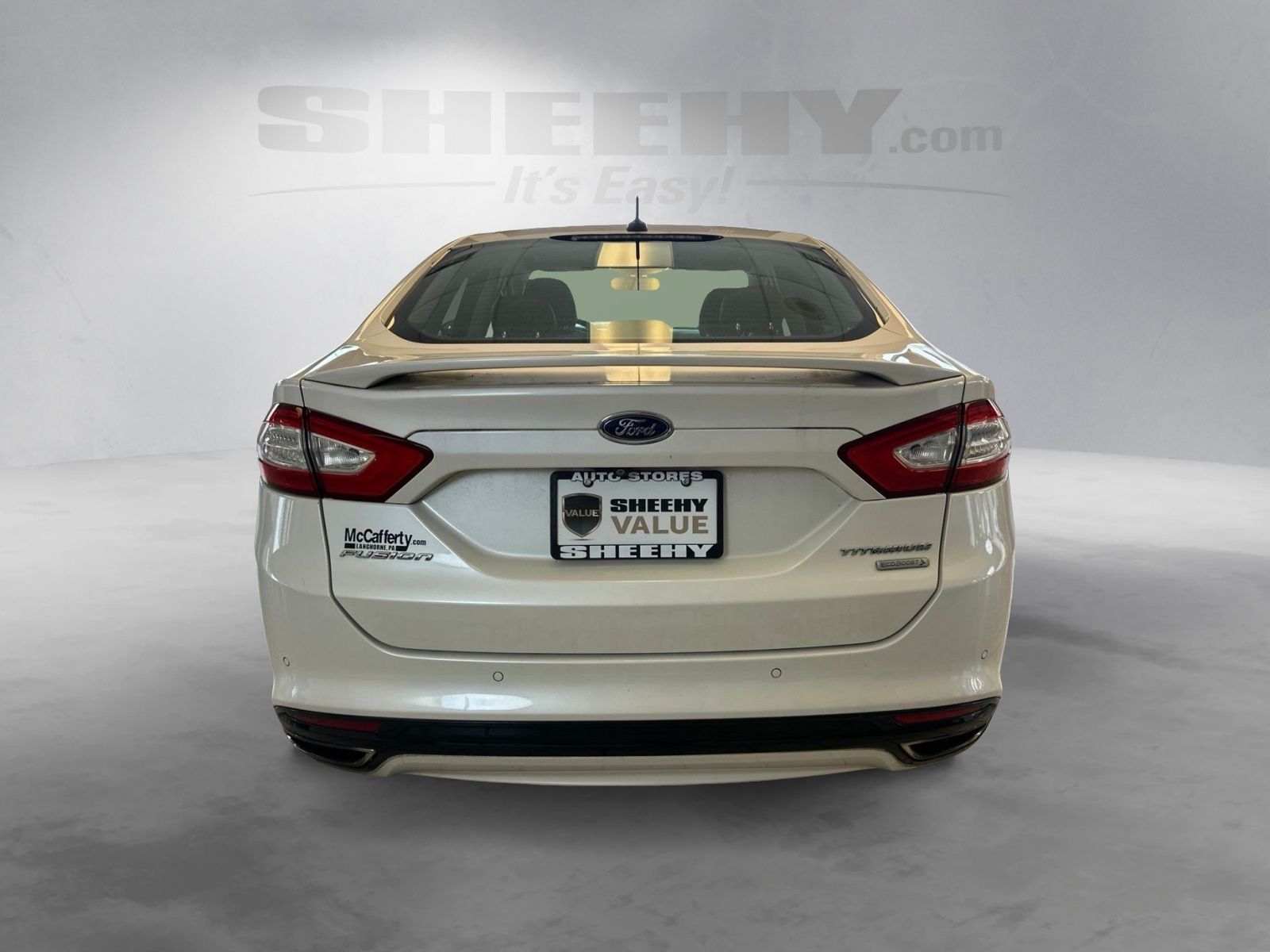 Used 2014 White Platinum Clearcoat Metallic Ford Titanium image 12