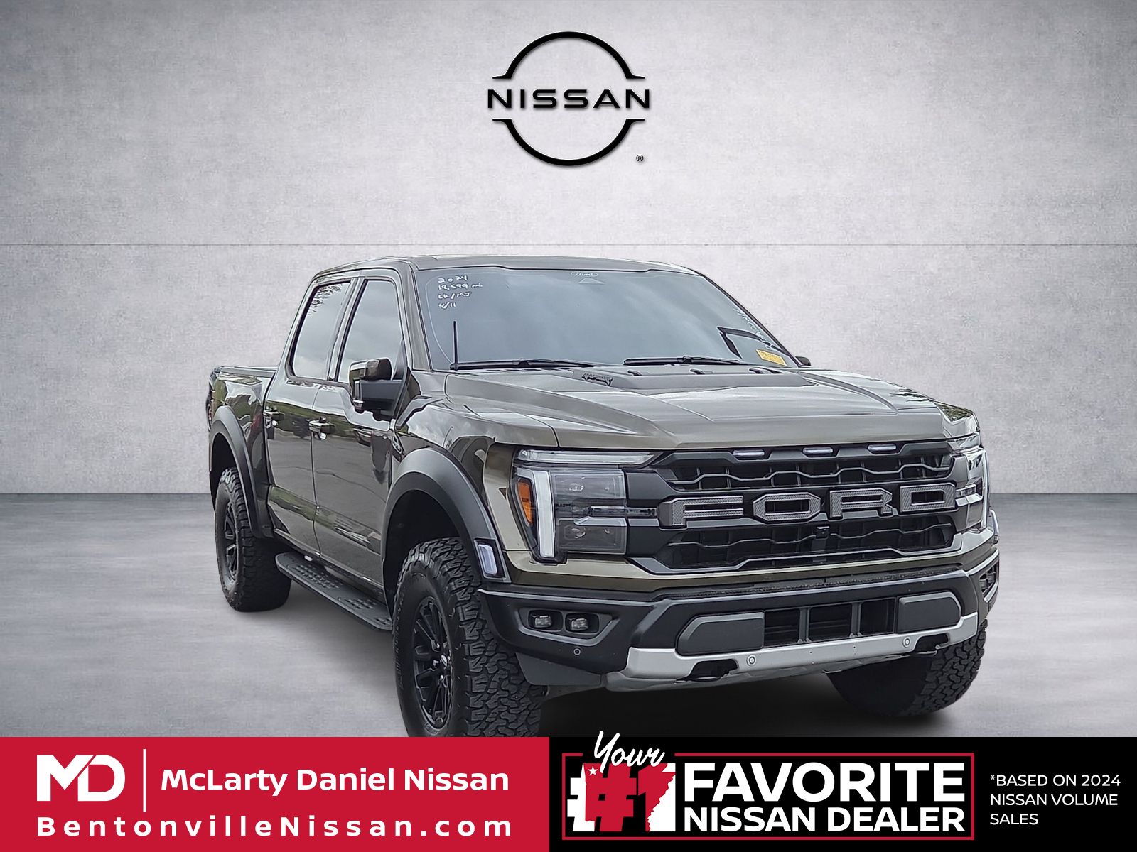 Green 2024 Ford F-150 Raptor SuperCrew 4WD Pickup Truck Four-Wheel Drive Automatic