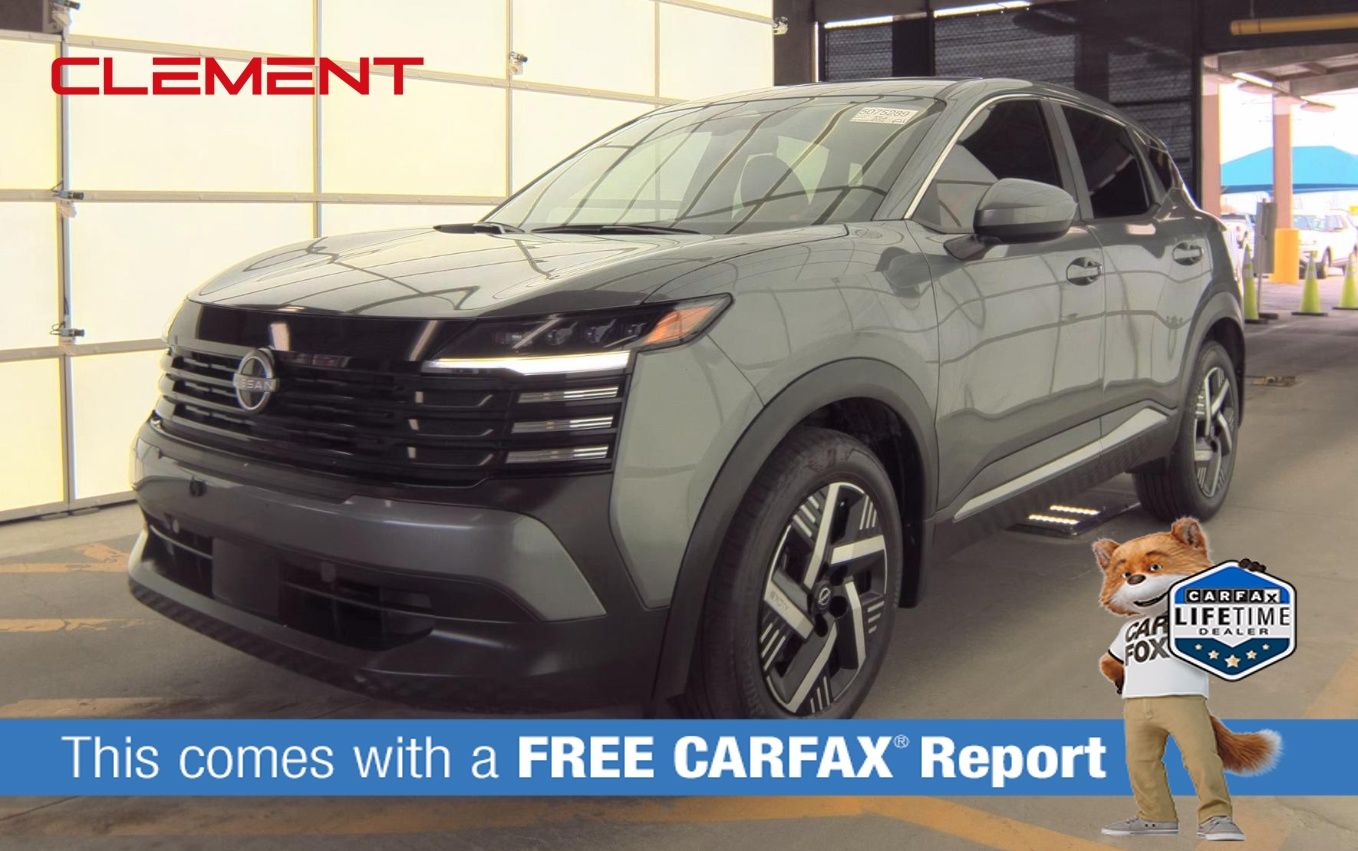 Gray (Gun Metallic) 2025 Nissan Kicks SV FWD SUV / Crossover Front-Wheel Drive Continuously Variable Transmission