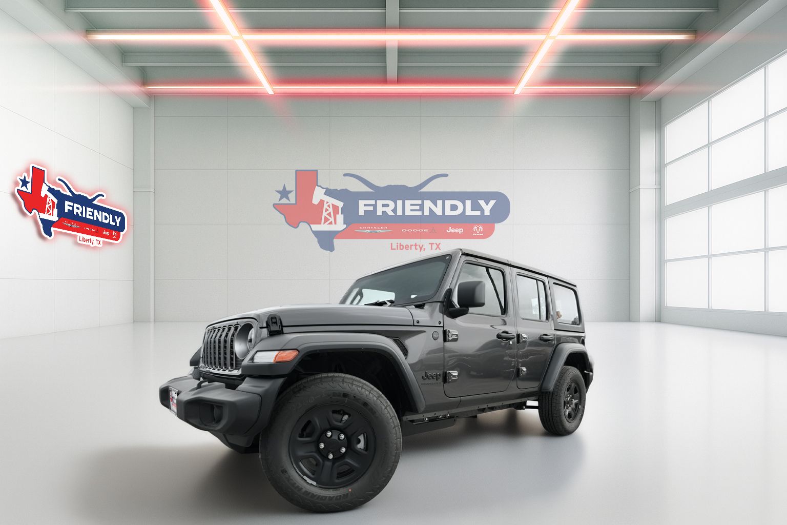 Gray (Granite Crystal Metallic Clearcoat) 2026 Jeep Wrangler SUV / Crossover Four-Wheel Drive 8-Speed Automatic