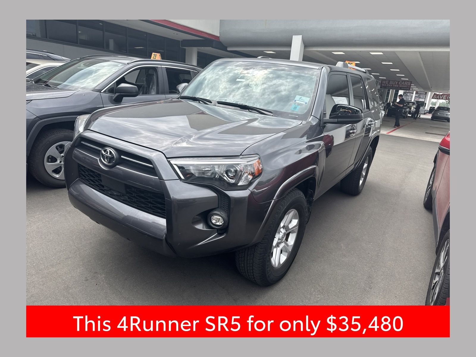 Magnetic Gray 2023 Toyota 4Runner SUV / Crossover 4X2 5-Speed Automatic