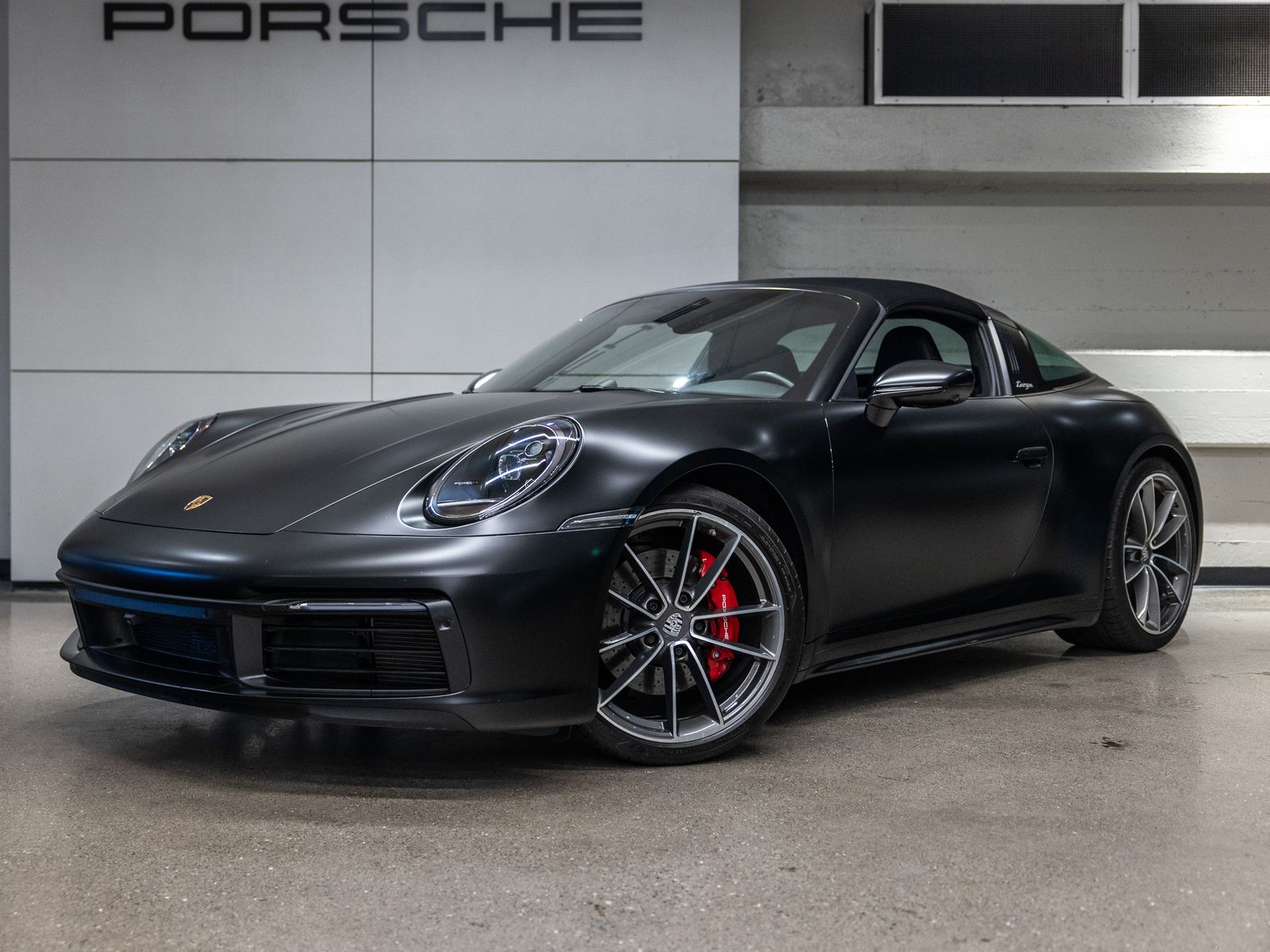 Black 2024 Porsche 911 Targa 4S Cabriolet AWD Convertible All-Wheel Drive 8-Speed Automatic