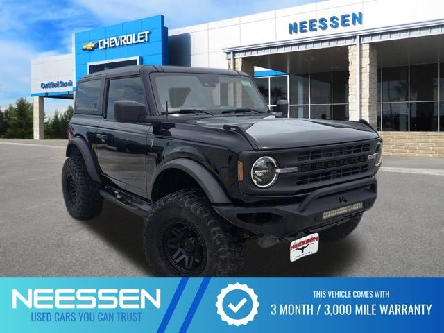 Shadow Black 2022 Ford Bronco 2-Door 4WD SUV / Crossover Four-Wheel Drive 7-Speed Manual