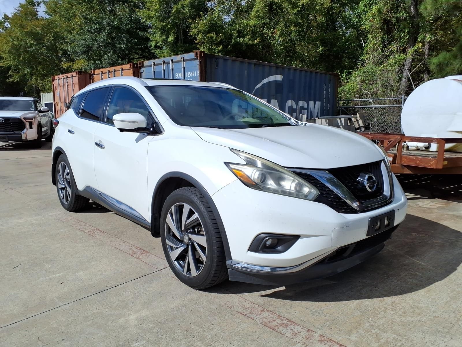 2015 Nissan Murano Platinum White at Parkway Family Mazda