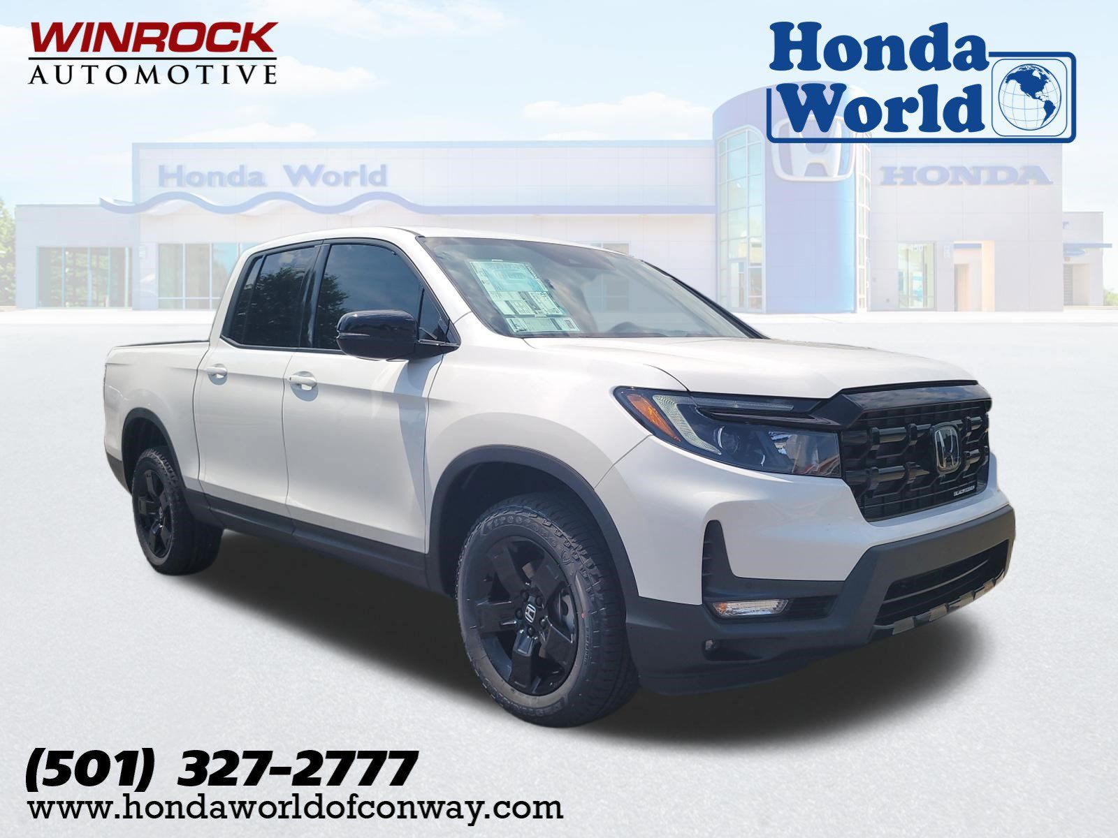 Platinum White Pearl 2026 Honda Ridgeline Pickup Truck All-Wheel Drive 9-Speed Automatic