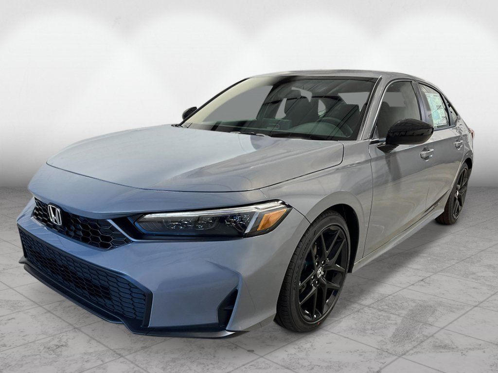 Urban Gray Pearl 2026 Honda Civic Sedan Front-Wheel Drive Continuously Variable Transmission
