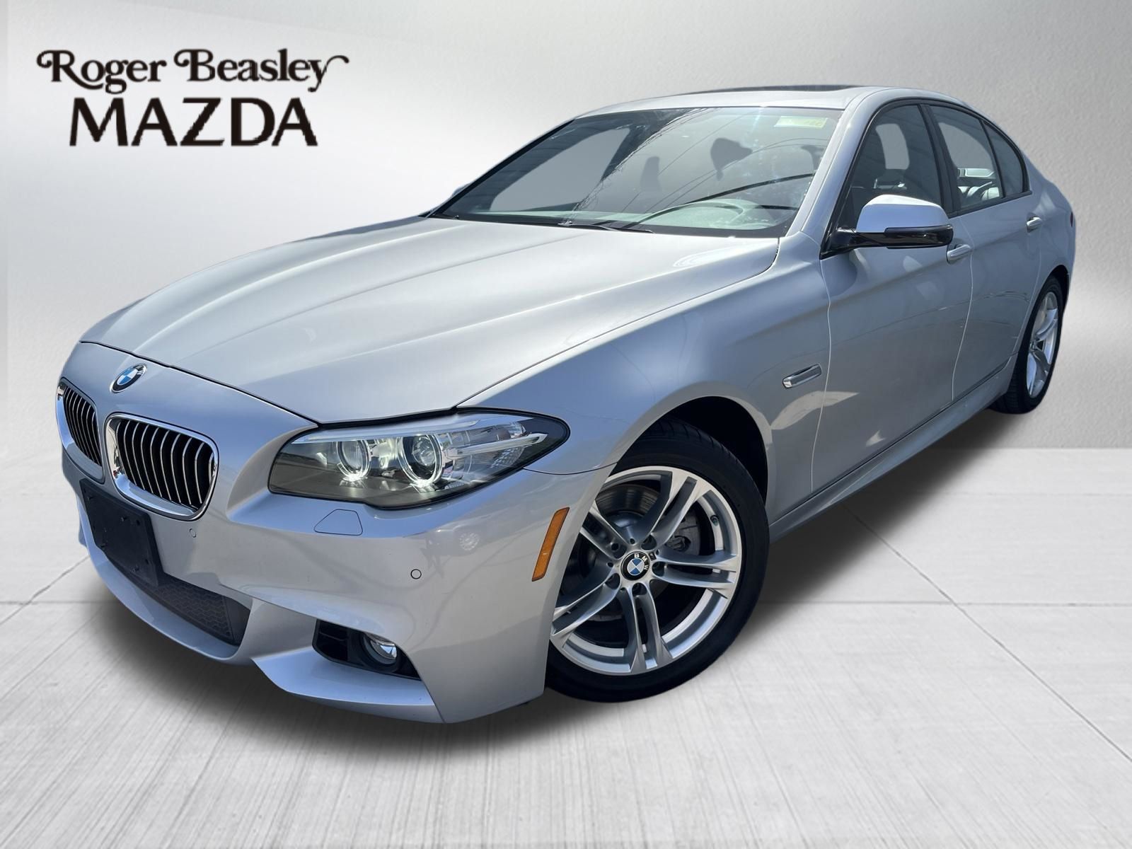 Glacier Silver Metallic 2015 BMW 5 Series Sedan Rear-Wheel Drive 8-Speed Automatic
