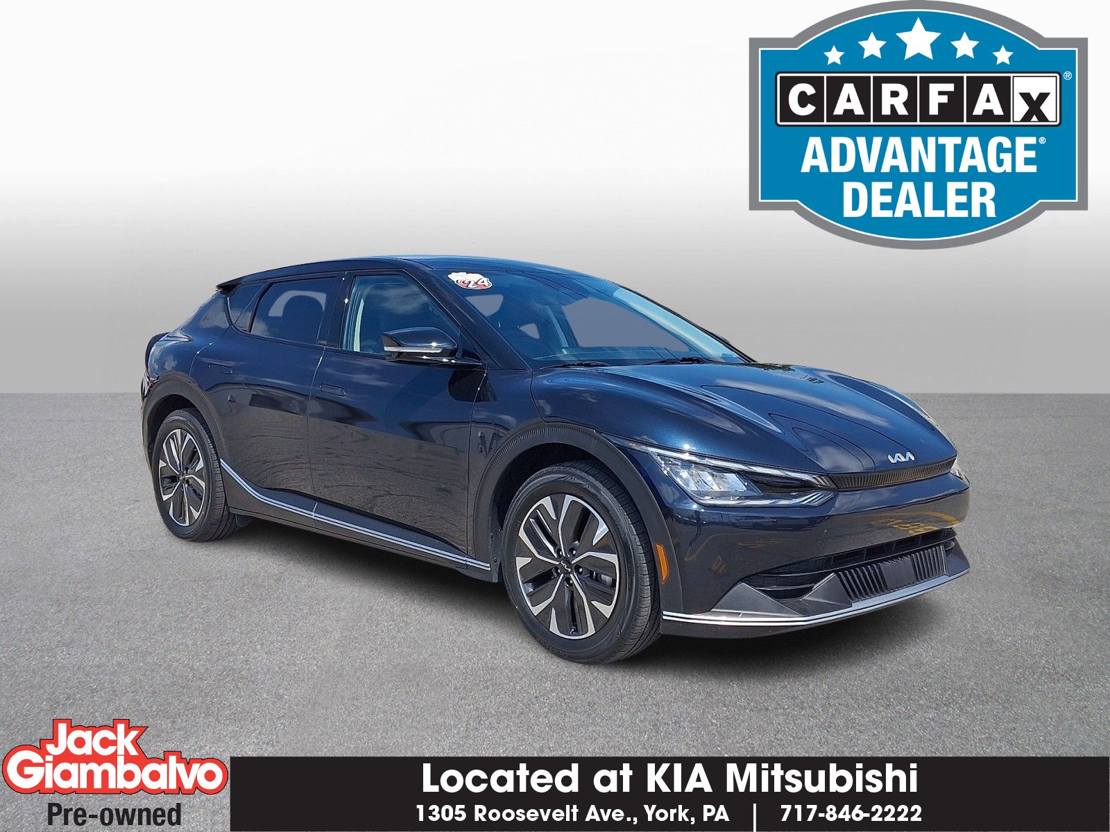 Gravity Blue 2024 Kia EV6 SUV / Crossover All-Wheel Drive 1-Speed Automatic
