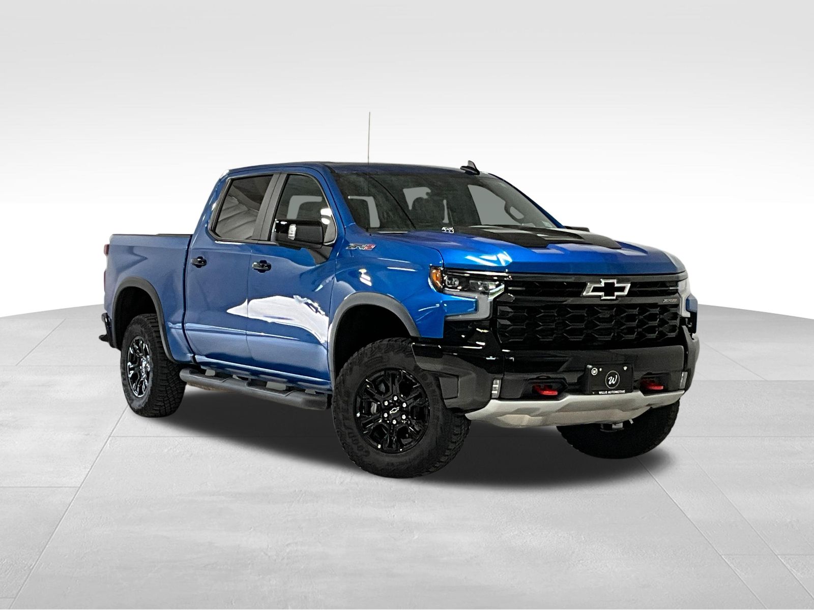Glacier Blue Metallic 2024 Chevrolet Silverado 1500 Pickup Truck Four-Wheel Drive Automatic